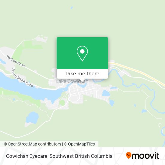 Cowichan Eyecare map