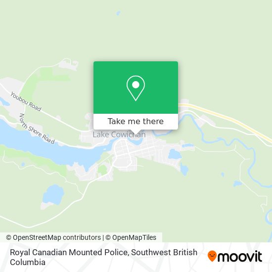 Royal Canadian Mounted Police map