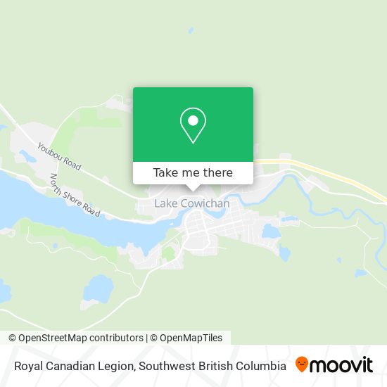 Royal Canadian Legion map