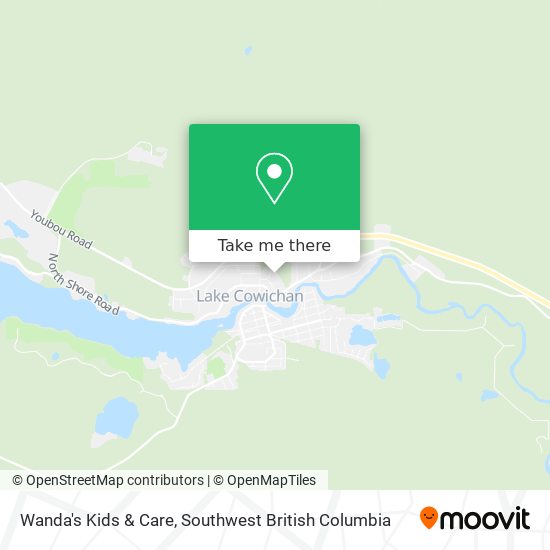 Wanda's Kids & Care map