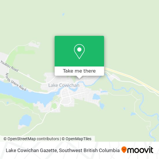 Lake Cowichan Gazette map