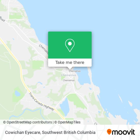 Cowichan Eyecare map