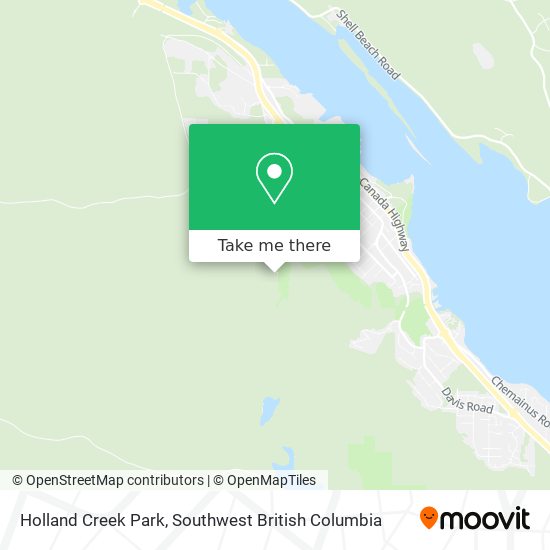 Holland Creek Park map