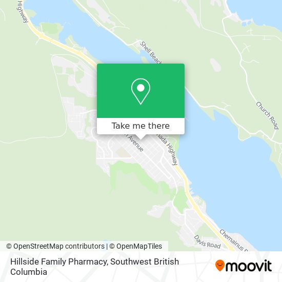 Hillside Family Pharmacy map
