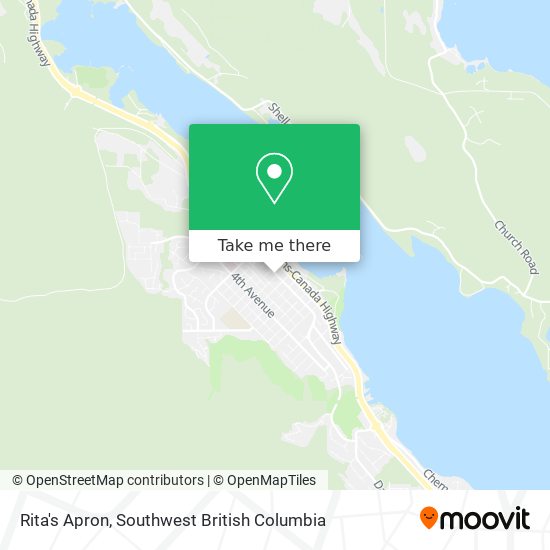 Rita's Apron map