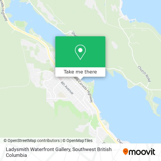 Ladysmith Waterfront Gallery map
