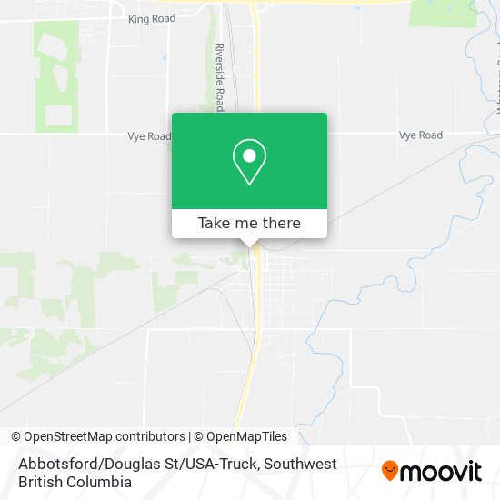 Abbotsford / Douglas St / USA-Truck map