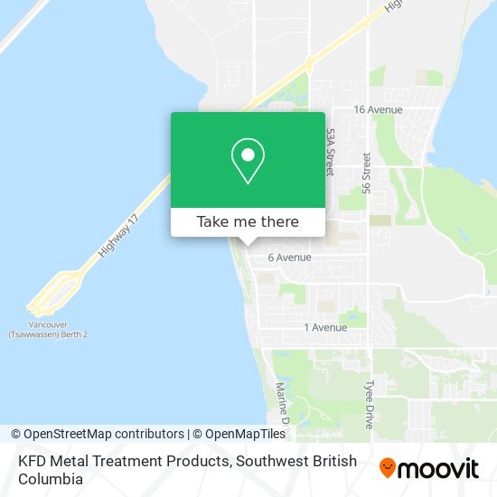 KFD Metal Treatment Products map