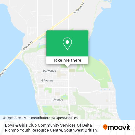 Boys & Girls Club Community Services Of Delta Richmo Youth Resource Centre map