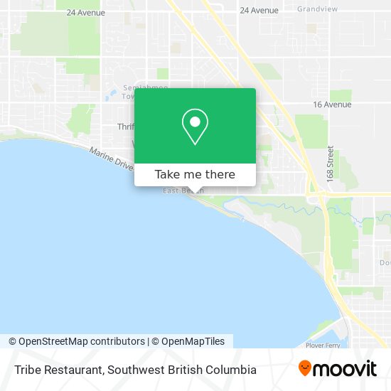 Tribe Restaurant map