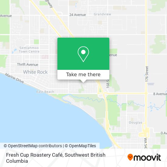 Fresh Cup Roastery Café map