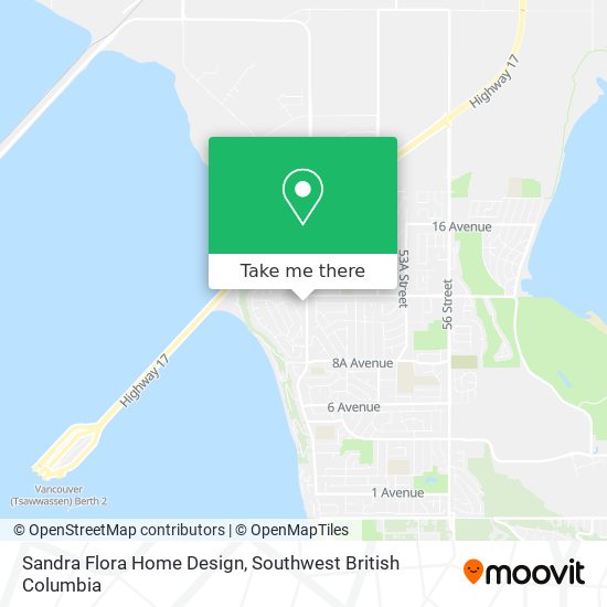 Sandra Flora Home Design map