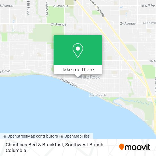 Christines Bed & Breakfast map
