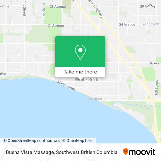 Buena Vista Massage map