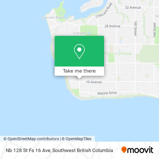 Nb 128 St Fs 16 Ave map