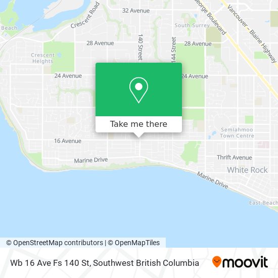 Wb 16 Ave Fs 140 St map