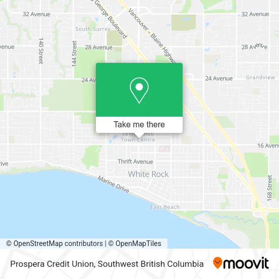 Prospera Credit Union map