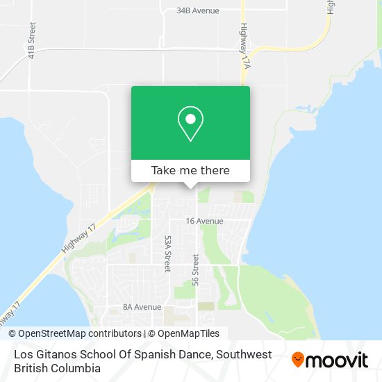 Los Gitanos School Of Spanish Dance map