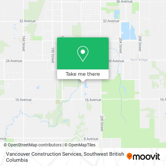 Vancouver Construction Services plan