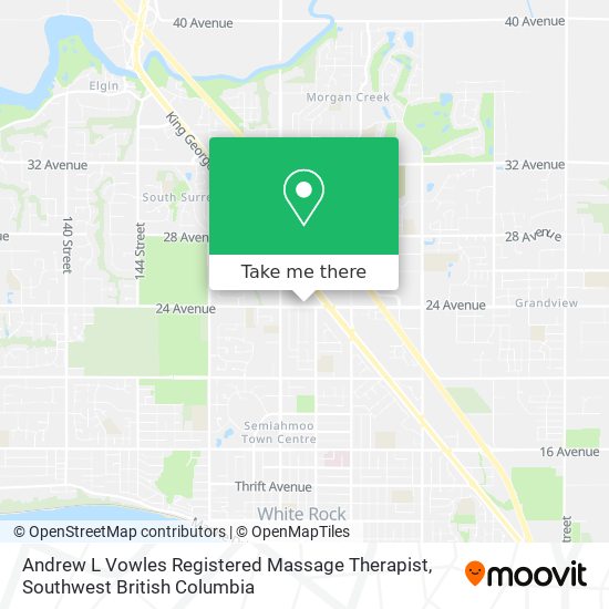 Andrew L Vowles Registered Massage Therapist plan