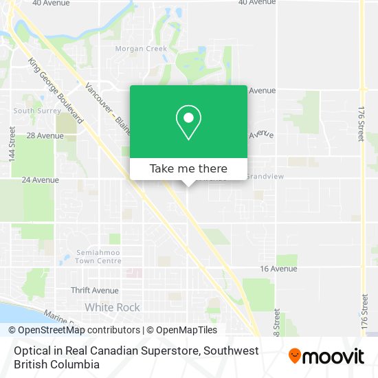 Optical in Real Canadian Superstore map