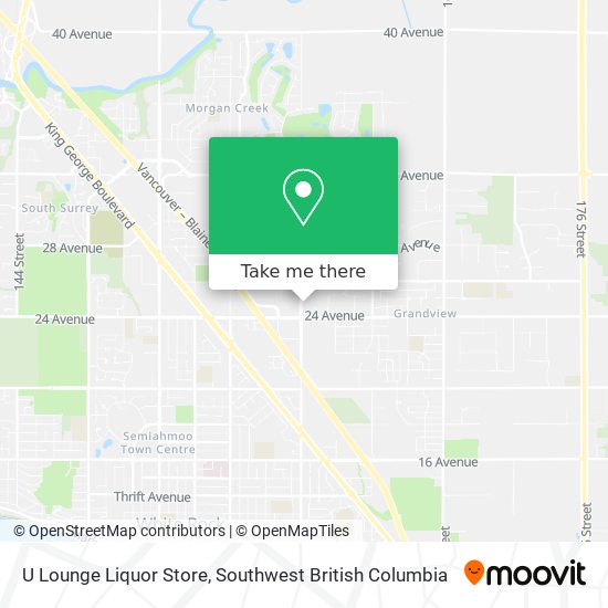 U Lounge Liquor Store map