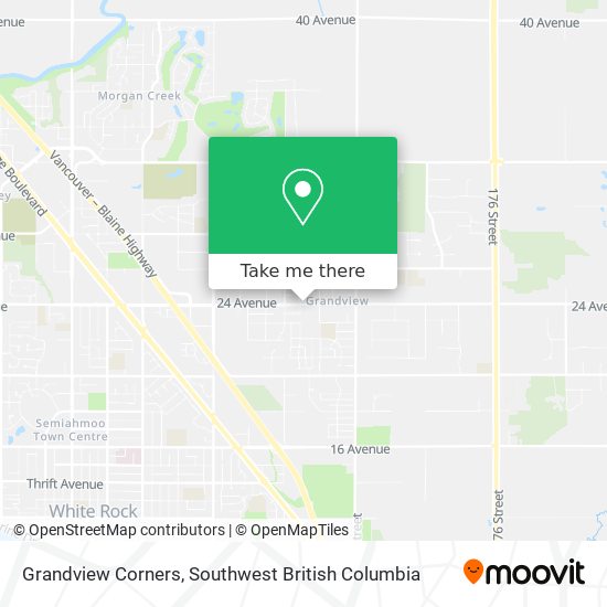 Grandview Corners map