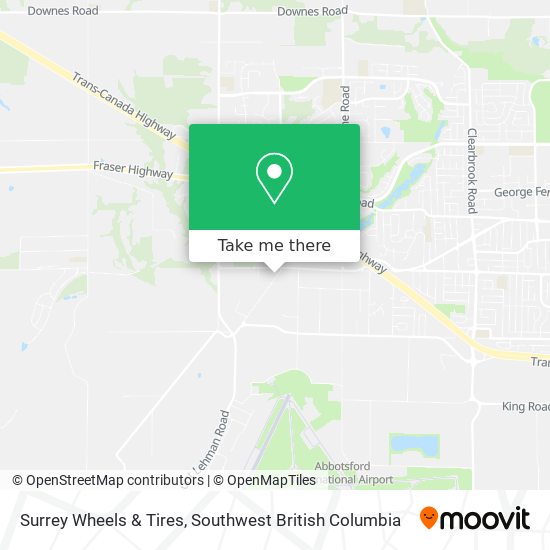 Surrey Wheels & Tires map