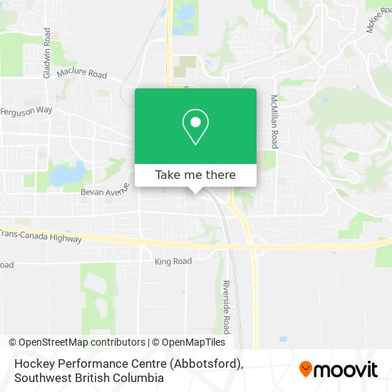 Hockey Performance Centre (Abbotsford) plan