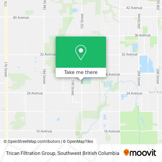 Trican Filtration Group map