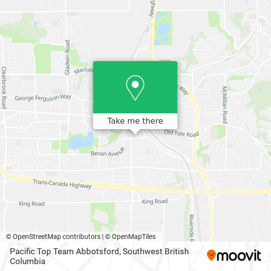 Pacific Top Team Abbotsford plan