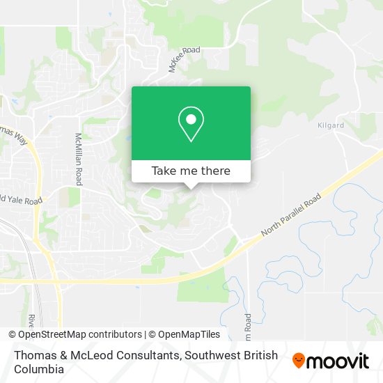 Thomas & McLeod Consultants map