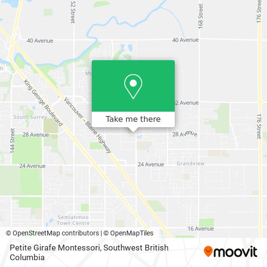 Petite Girafe Montessori map