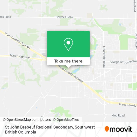 St John Brebeuf Regional Secondary map