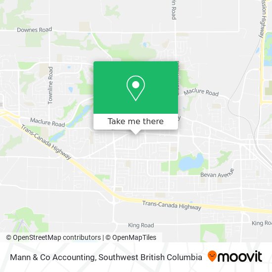 Mann & Co Accounting map