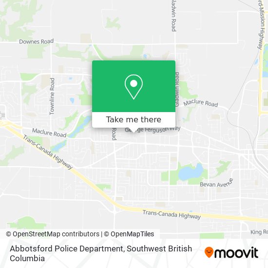 Abbotsford Police Department map