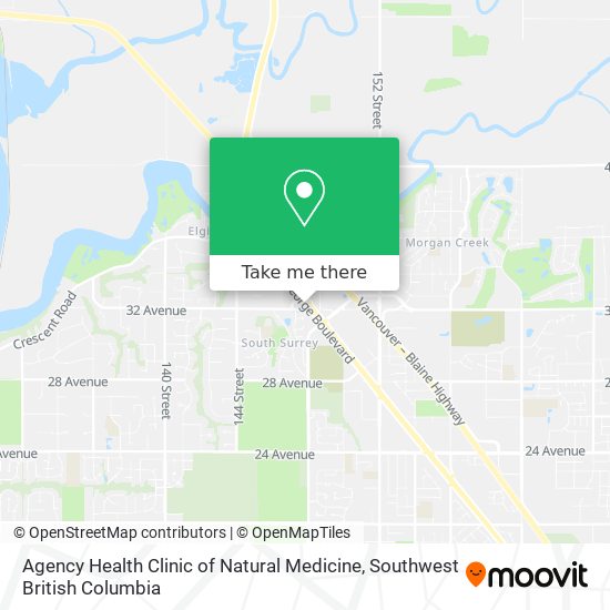 Agency Health Clinic of Natural Medicine map