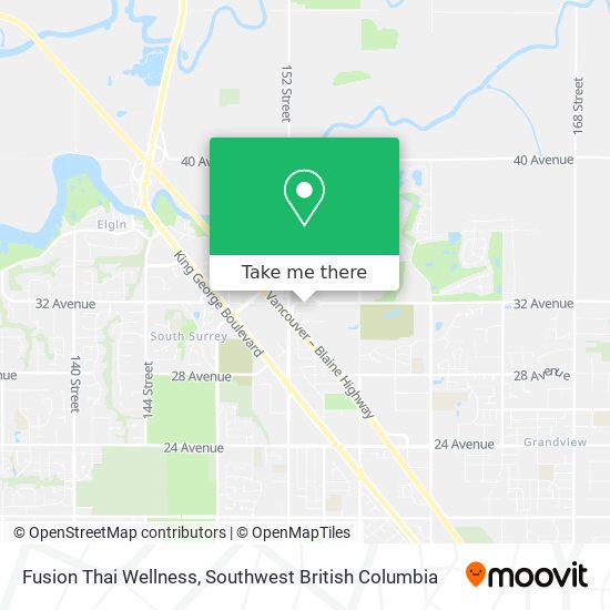 Fusion Thai Wellness map