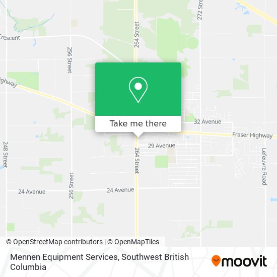 Mennen Equipment Services map