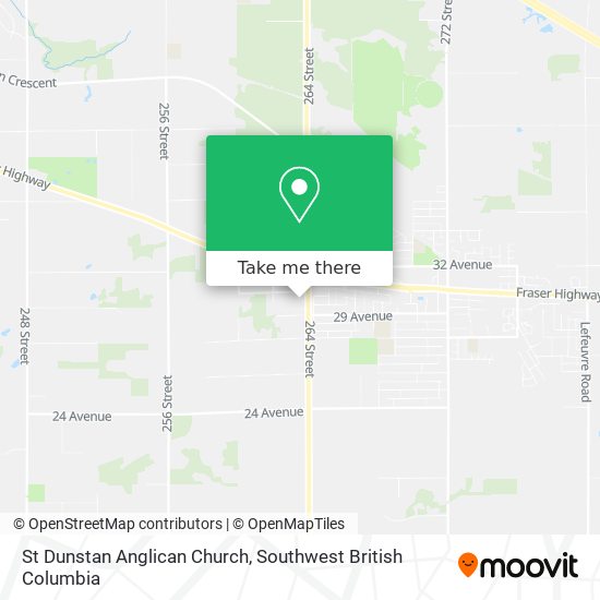 St Dunstan Anglican Church map