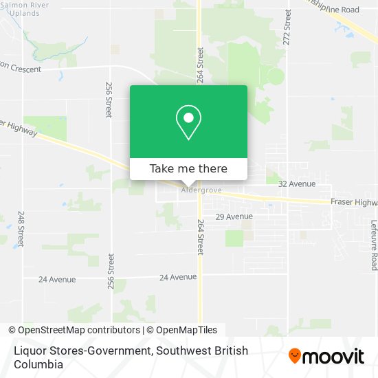 Liquor Stores-Government map
