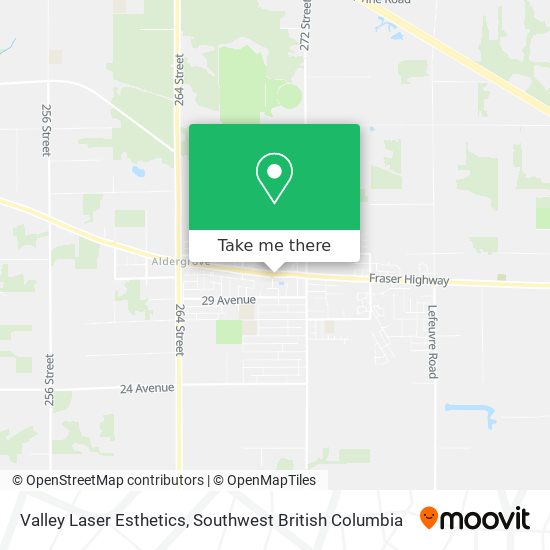 Valley Laser Esthetics map