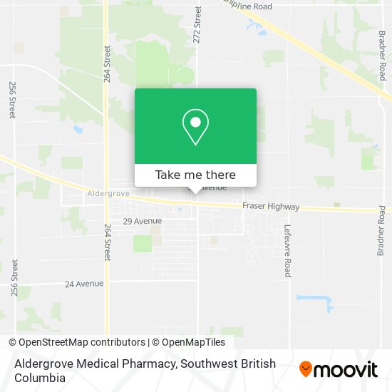 Aldergrove Medical Pharmacy map