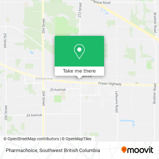 Pharmachoice map