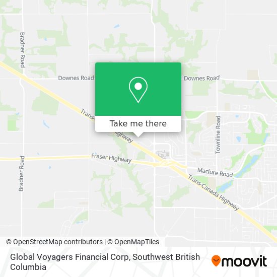 Global Voyagers Financial Corp map