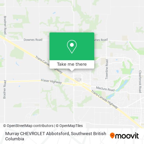 Murray CHEVROLET Abbotsford map