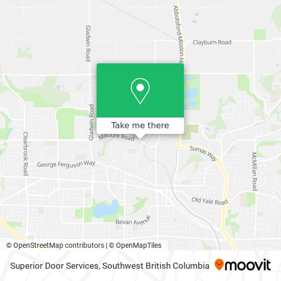 Superior Door Services map