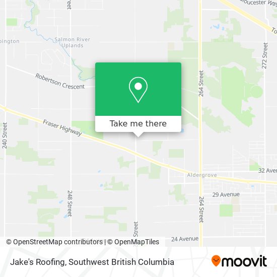 Jake's Roofing map