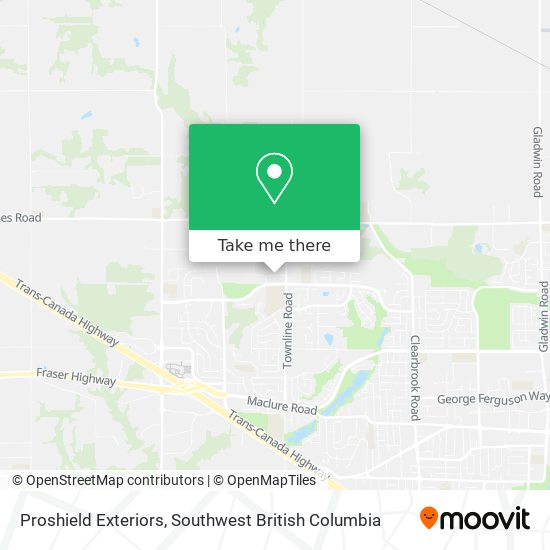 Proshield Exteriors map