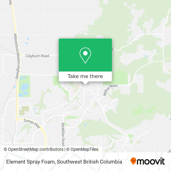 Element Spray Foam map